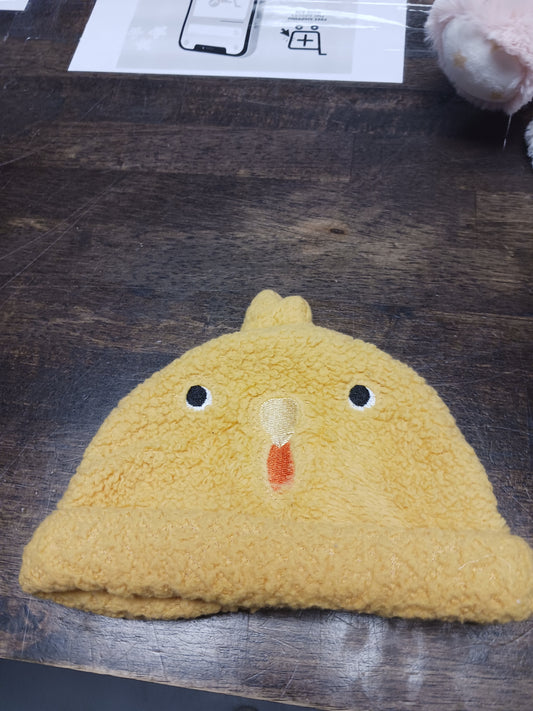 tan Chick Pea Duck Hat 6-9m, 6M B