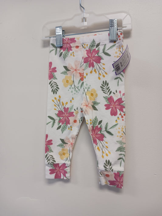 White/Colorful Flower Cloud Island Pants, 3M G