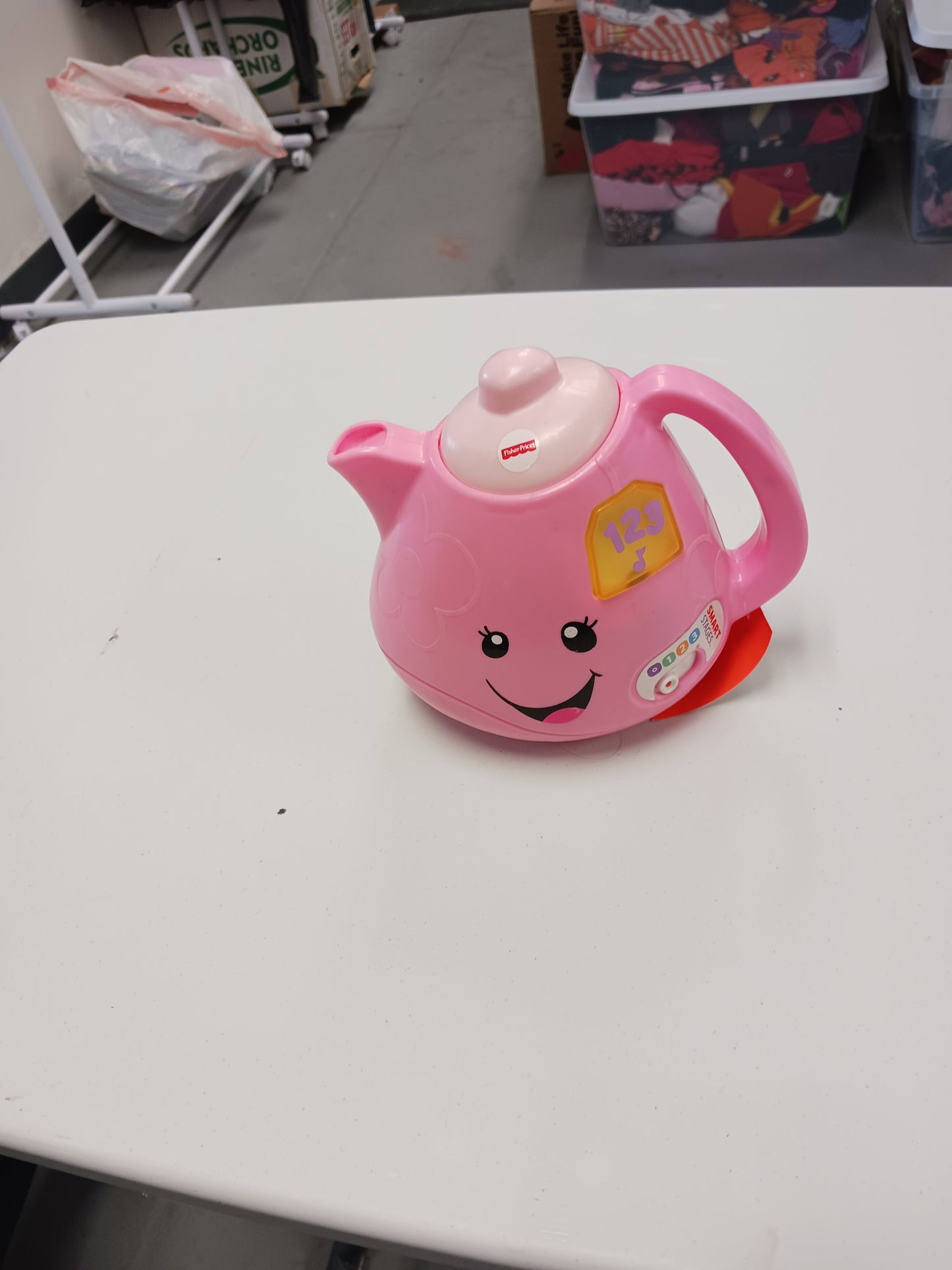 pink Fisher Price Singing Tea Pot