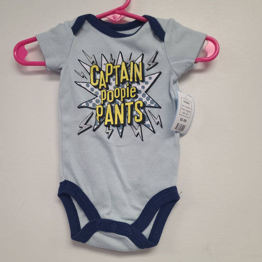 Blue/Navy Kidgets Onesie, NB B