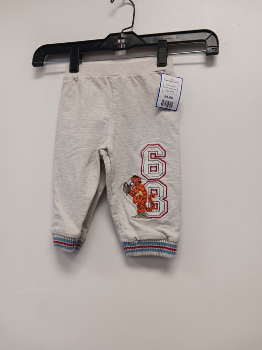Beige Disney Baby Tigger Joggers 6/9m, 6M B
