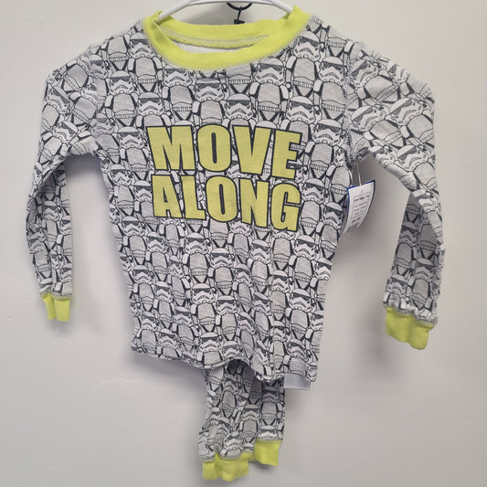 Green/White Disney Star Wars PJs, 5T B
