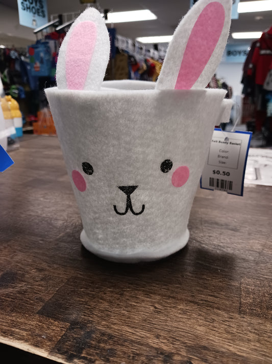 Felt Bunny Basket