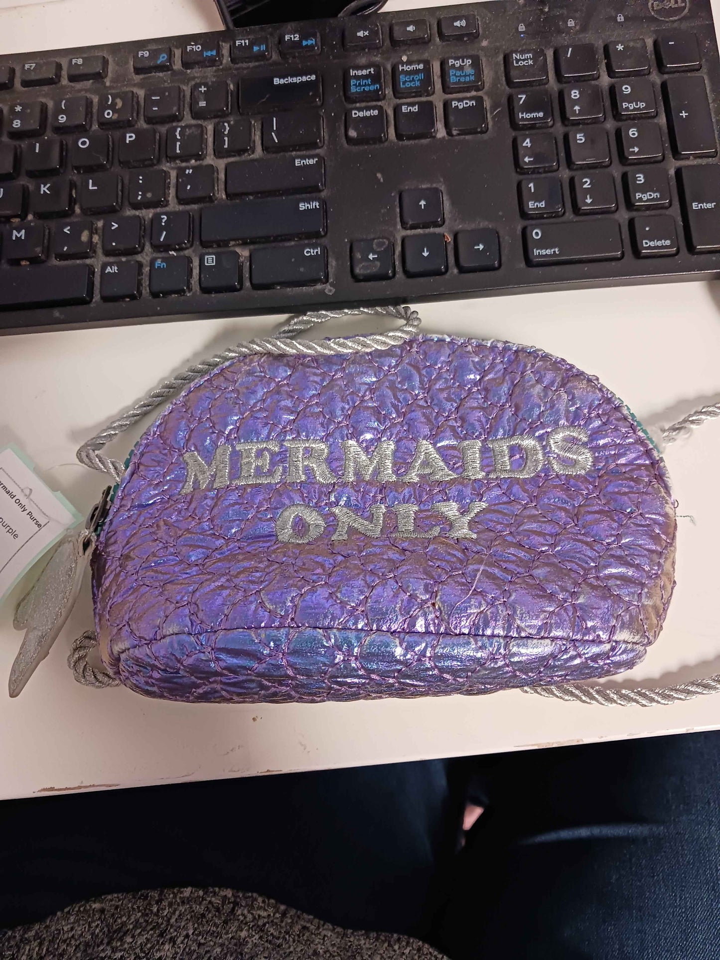purple  Mermaid Only Purse