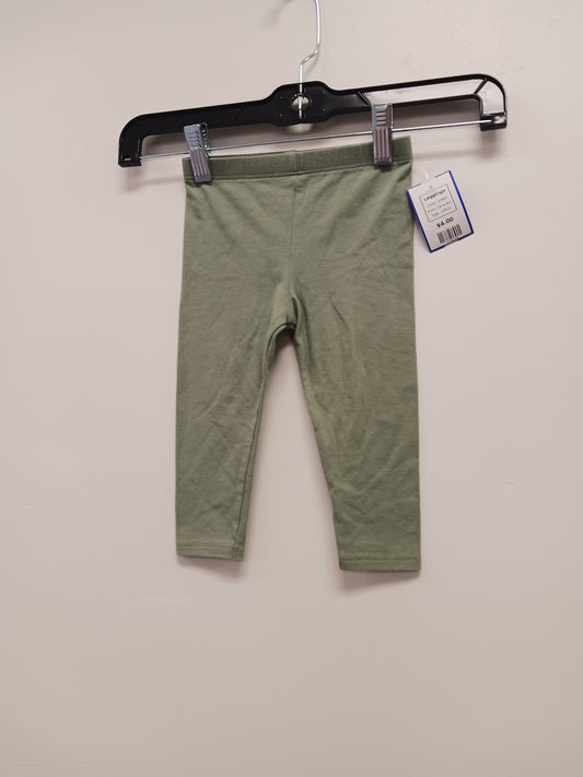 Green Cat & Jack Leggings, 12M G