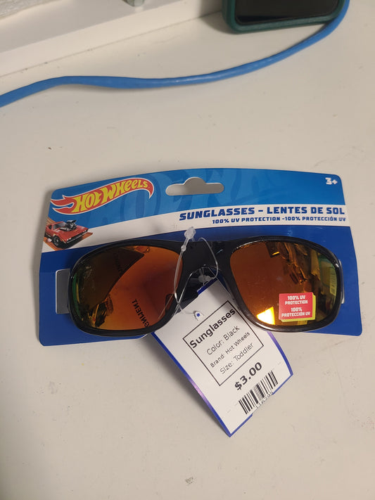 Black Hot Wheels Sunglasses, Toddler