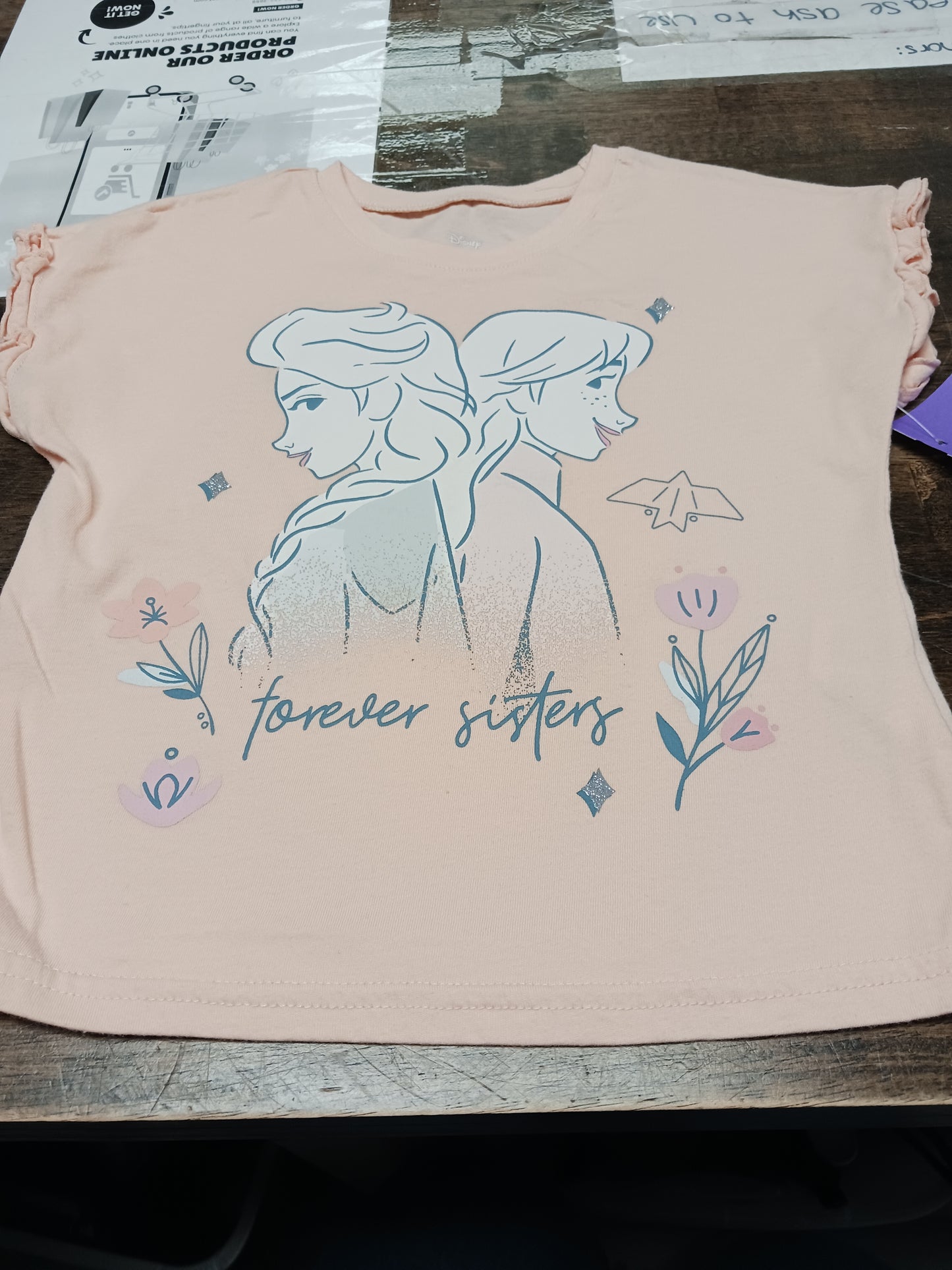 Pink Frozen Shirt, 5T G