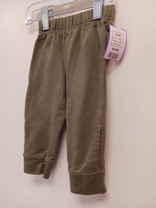 Green Carters Pants, 6M B