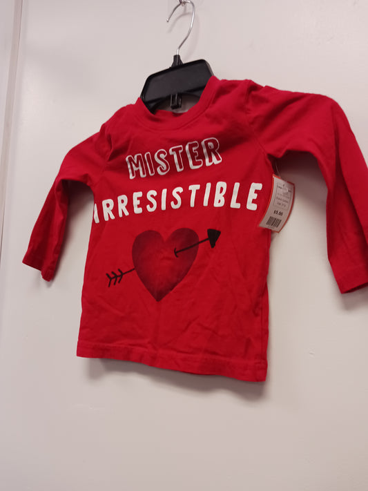 Red Mister Irresistible Carters Longsleeve Shirt, 2T B