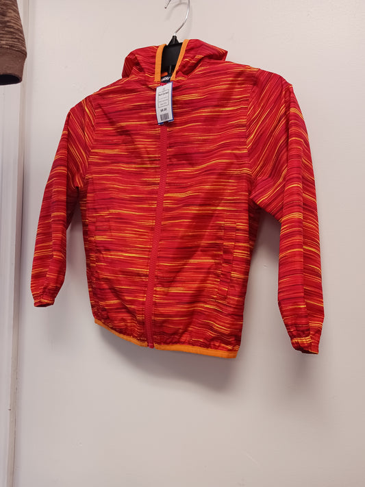 Red/Orange/Yellow Land's End Rain Jacket, 4T B