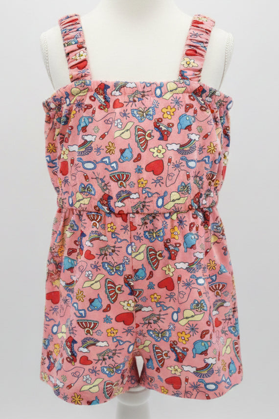 Pink Kidgets Short Romper, 2T G