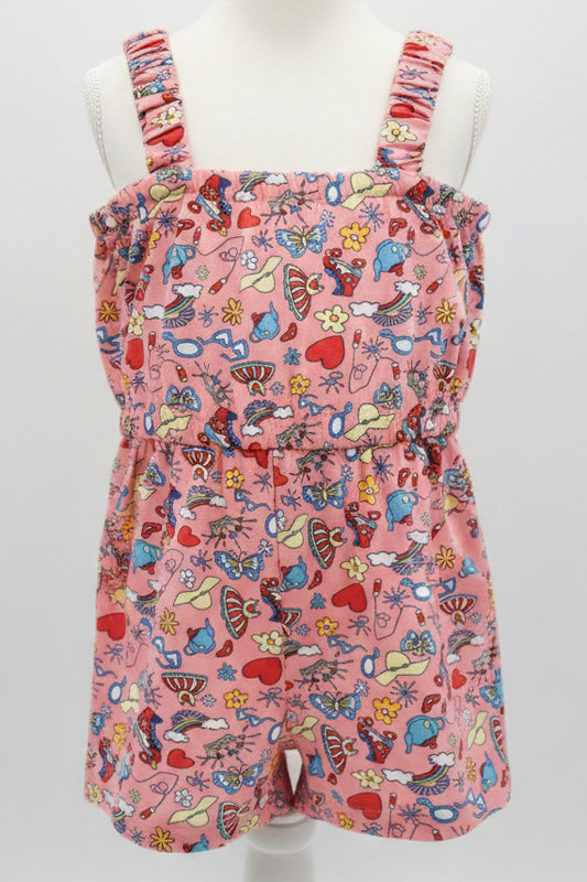 Pink Kidgets Short Romper, 2T G