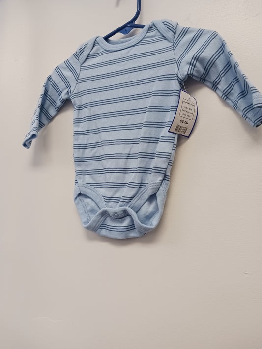 Blue Baby Views Longsleeve Onesie, 3M B