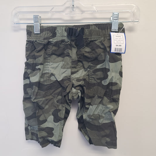 camo carters kids shorts, 6 B