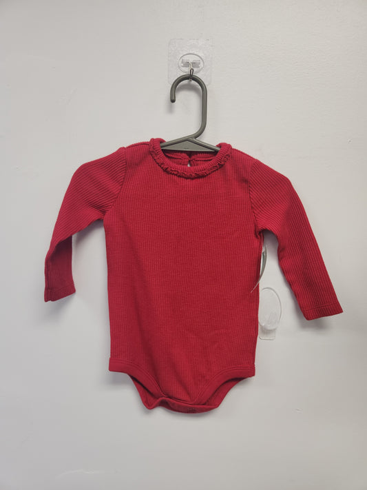 Red Garanimals Longsleeve Onesie, 6M G