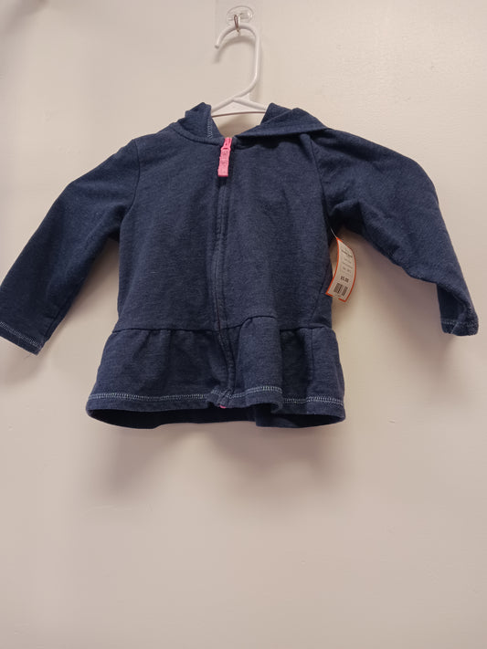 Blue Jumping Bean Hooded Jacket, 18M G