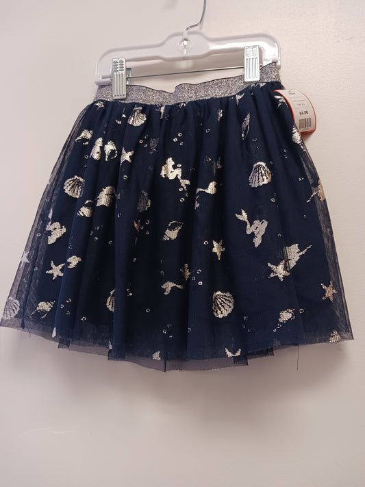 Navy/Silver Unicorn Jumping Bean Skort, 6 G
