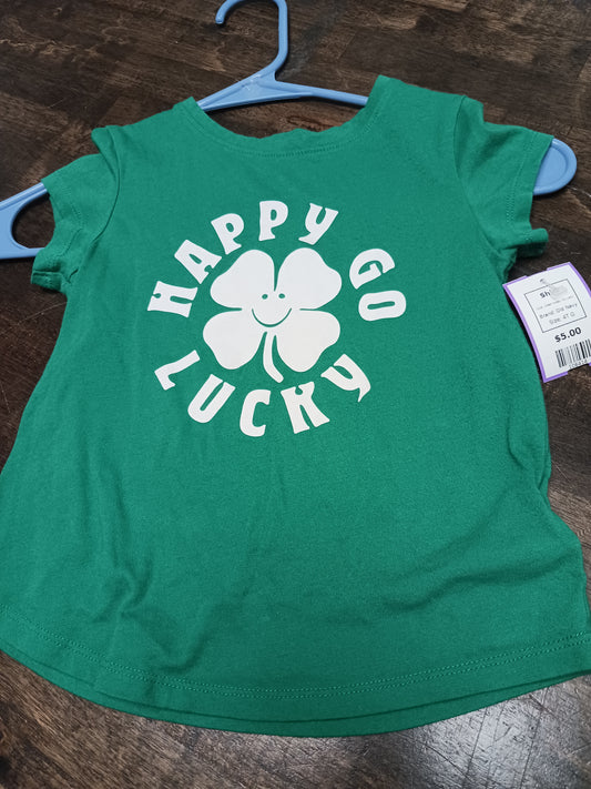Green Happy Go Lucky Old Navy Shirt, 4T G