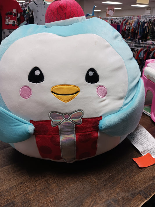 Blue/White  Large Christmas Penguin Squishmallows