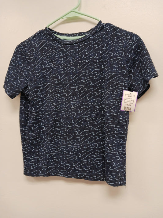 Navy Wave Old Navy Shirt, 8 B