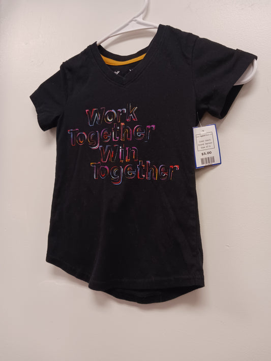 black Xersion Work Together Tshirt 4/5, 4T G