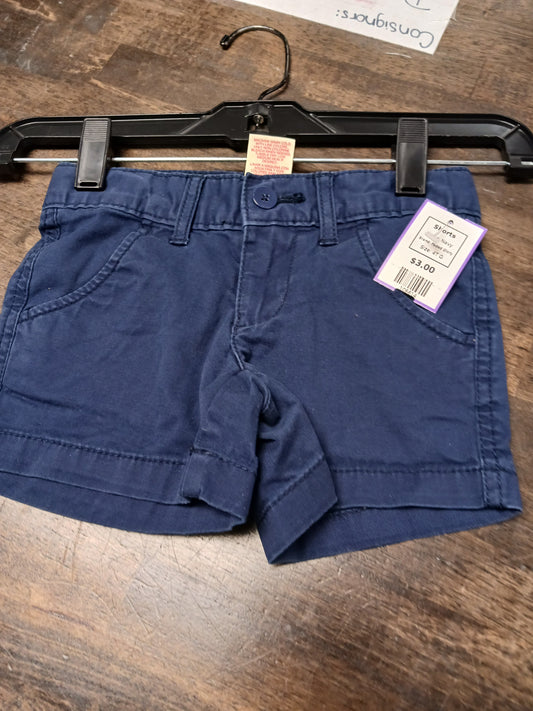 Navy Faded Glory Shorts, 4T G