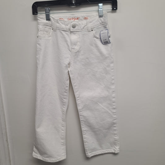 white Cat & Jack Wide Leg Jeans, 8 G