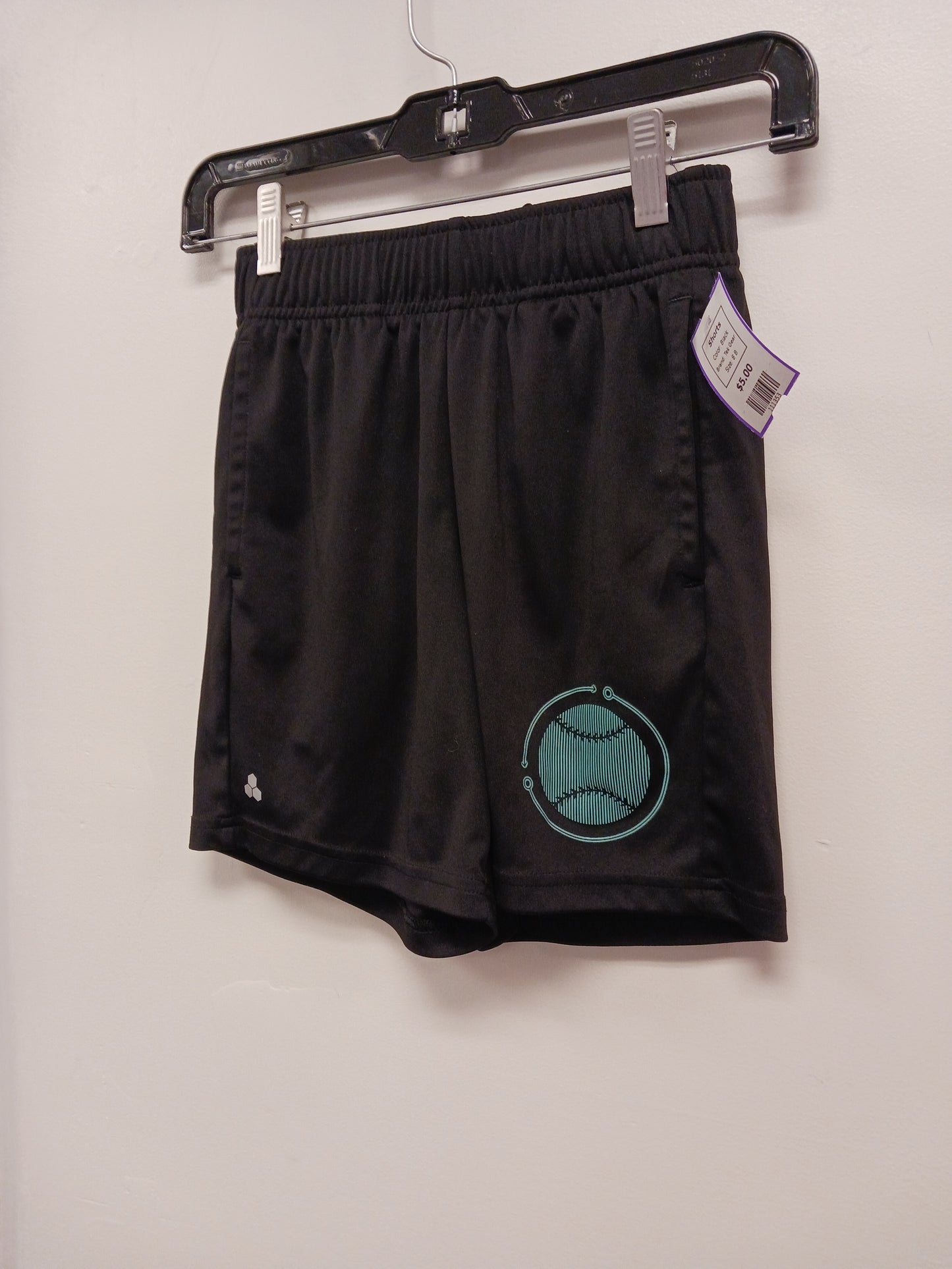 Black Tek Gear Shorts, 8 B