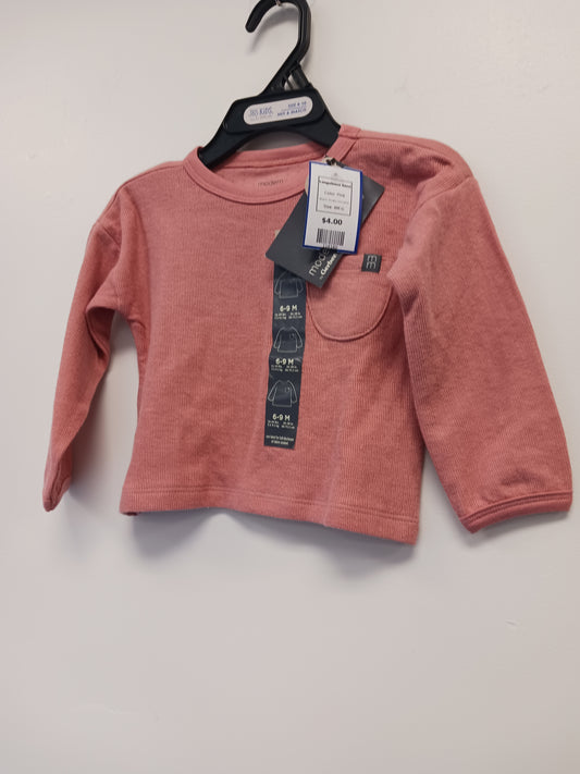 Pink Modern Moments Longsleeve Shirt, 6M G
