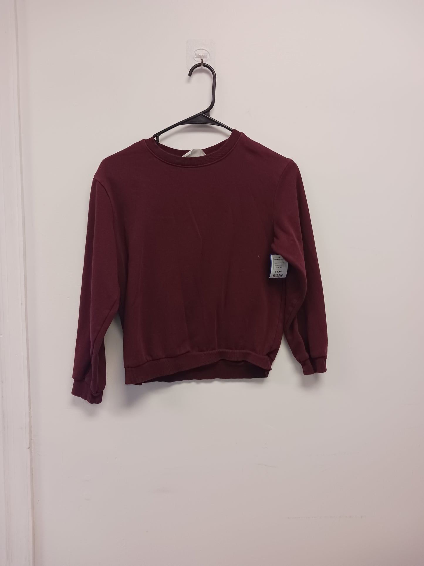 Burgandy H&M Swesatshirt 8/10, 8 G