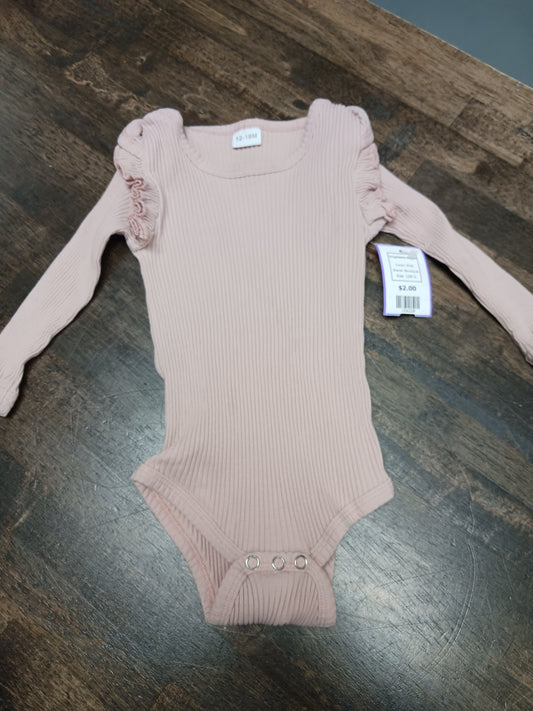 Pink Boutique Longsleeve Onesie, 12M G