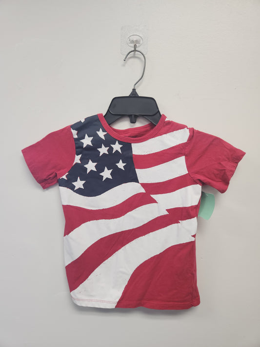 Red/White/Blue Flag Childrens Place Shirt, 5T B