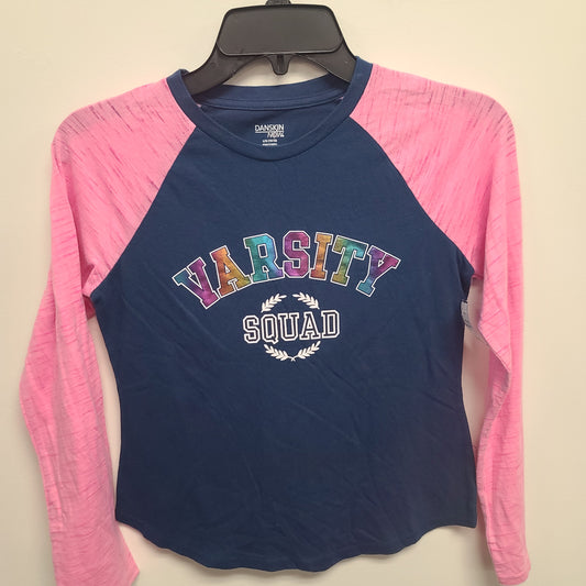 blue/pink Danskin Varsity Squad Tshirt 10/12, 10 G