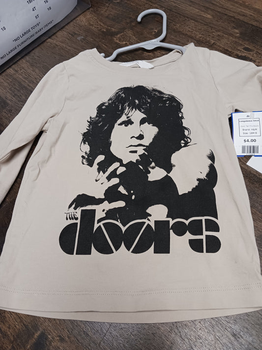 Tan The Doors H&M Longsleeve Shirt, 18M B