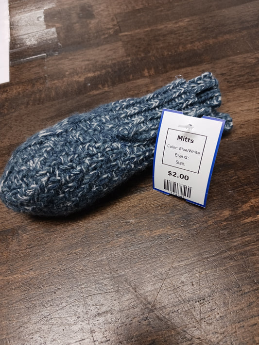 Blue/White  Mitts