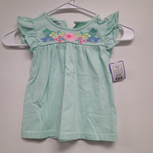 Blue Flower Wonder Kids Shirt, 4T G