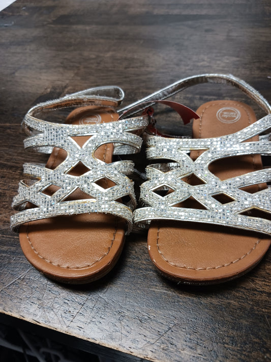 Silver Wonder Nation Sandals, 6 G