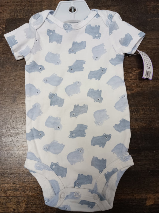 blue just one you Bear Onesie, 6M B