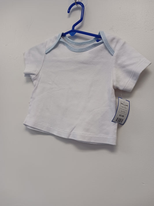white Wishes & Kisses Tshirt  6/9m, 6M B