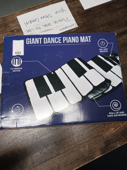 Black/White  Giant Dance Piano Mat