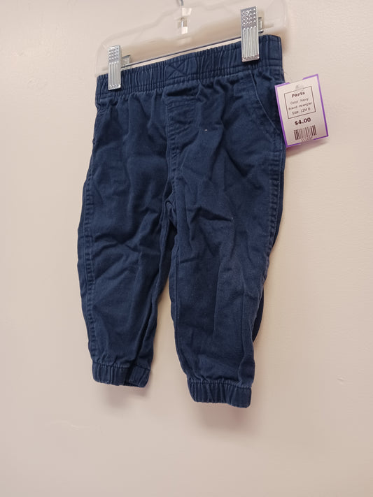 Navy Wrangler Pants, 12M B