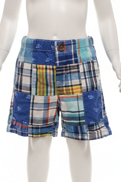 Colorful Plaid Childrens Place Shorts, 6-9M B