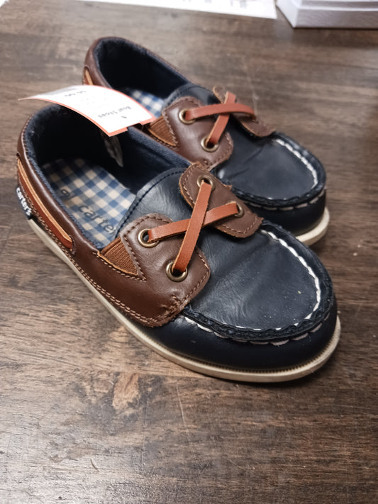 Navy/Brown Carters Boat Shoes, 9C B