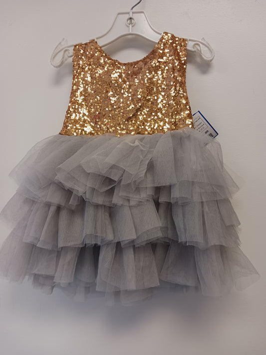 Copper Boutique Sequin Dress  2/3, 2T G