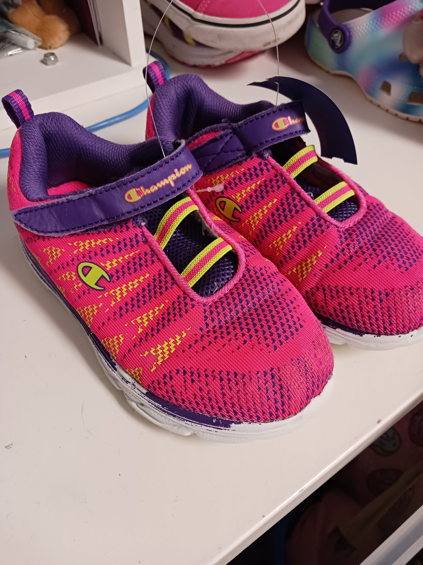 Pink/Purple Champion Sneakers, 12 G