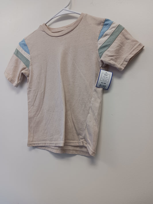 Blue/Navy/White Striped Wonder Nation Shirt, 6 B