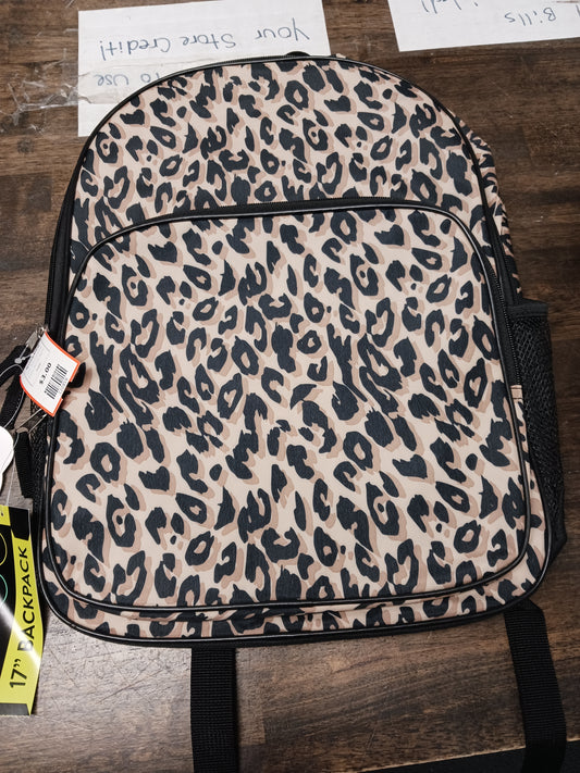 Brown Cheetah Wonder Nation Bookbag