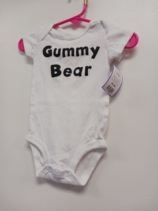 White Gummy Bear Carters Onesie, 6M B