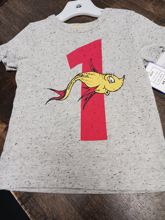 Grey Dr Seuss Shirt, 18M B