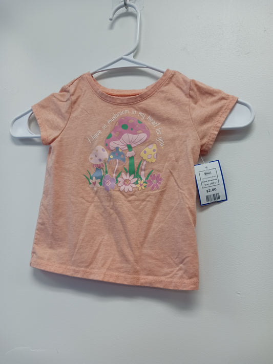 Orange Mushroom Garanimals Shirt, 18M G